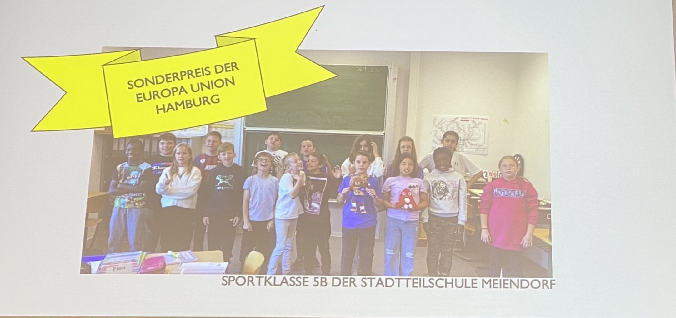 Klasse 5b erhält Sonderpreis beim 71. Europäischen Wettbewerb