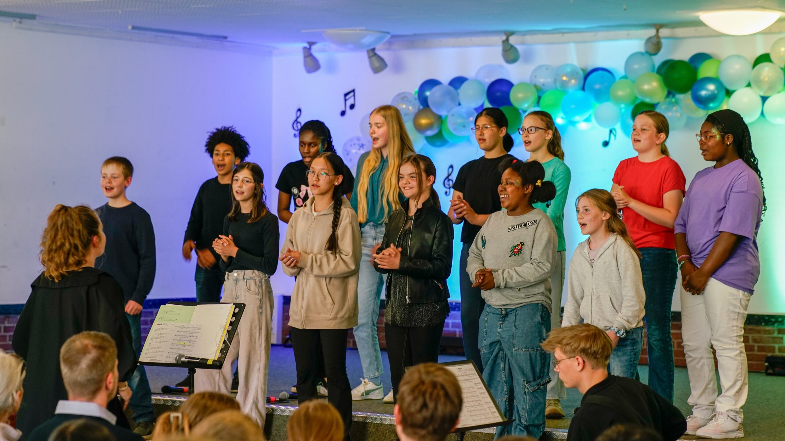 Großer Auftritt des Unterstufenchors – Premiere mit Gänsehautmomenten!